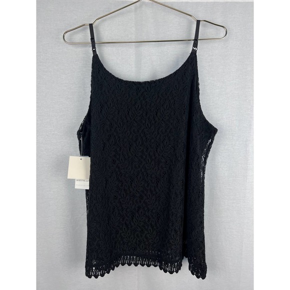 NEW Skye's The Limit Black Lace Cami Camisole Tank Top - Picture 2 of 5